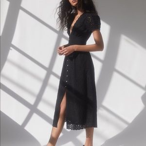 Aritzia dress with eyelets
